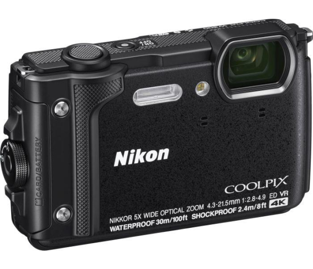 Nikon APARAT FOT NIKON W300 Czarny zestaw Holiday z plecakiem wodo - 1450643 - zdjęcie 3